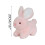 Kanin kosedyr rosa 68 12 tommer 8