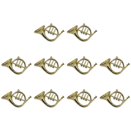 10Pcs Musical Instrument Theme Pendant Plastic Miniature-Bstyle