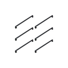 Wardrobe Handles Stylish Finish Zinc Handles 6pcs for-Black 128