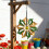 Garden and Patios Decorative Wind Spinner with Iron Flower 6