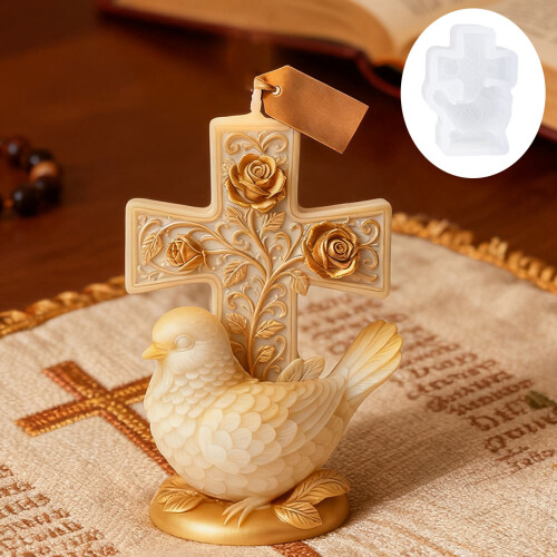 Silicone Candle Mould Pigeons Figure for Artistic Home Projects 1