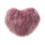 Heart Shaped Decorative Pillow Purple 40x35cm 1 Pc 2