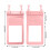 Capa universal impermeável para celulares de até 7 polegadas, capa transparente para tela sensível ao toque com cordão – compatível com todos 2