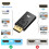 Προσαρμογέας 4K DP σε HDMI, Αρσενικό σε Θηλυκό, Επιχρωμιωμένος, Λειτουργία 2