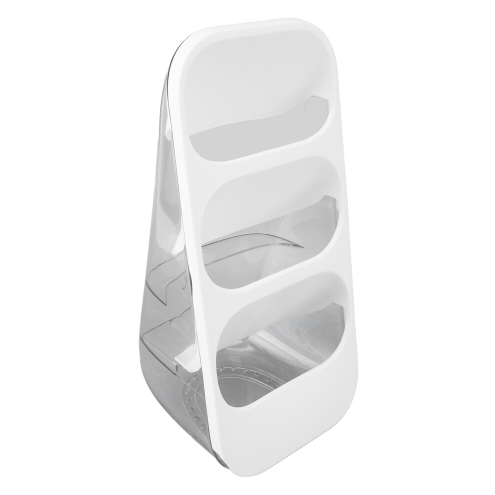3 Tier Acrylic Storage Organizer for Cosmetics, Jewelry & Brushes