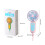 Ventilateur portable rechargeable USB, vent puissant, 1 pièce 3