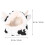 Gorro de disfraz para perro con forma de vaca, blanco, 1 unidad 2