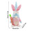Easter Gnome Doll Ornament Blue 11.4 inch 3