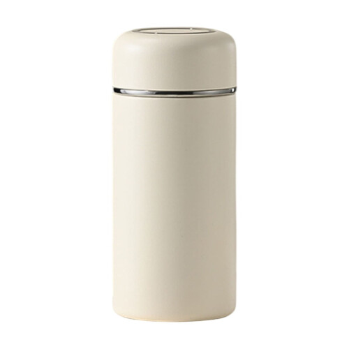 Hvid 240 ml termokande i rustfrit stål 1