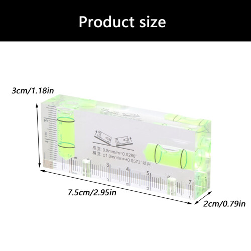 Clear Bubble Level Magnetic ABS Spirit Level for Easy Reading in 2
