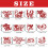 Glitter Red Valentine Cupcake Toppers 24 pcs 3