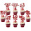 24/12 τεμάχια κόκκινα διακοσμητικά για cupcakes με γκλίτερ για την ημέρα του Αγίου 6