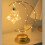 Iron Moon Table Lamp – Battery or USB Powered, Warm LED 4