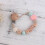 Flower Pacifier Clip Silicone Bead Holder 1 Pack 3