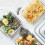 7.4"x12" Rectangular Glass Baking Dish with Gray Lid, 3.08pt (1.7L), Compatible with Standard Oven Racks 7