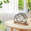 Iron Napkin Rack Vertical Modern Tabletop Holder 6.18 x 3.9 5