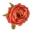 Artificial Single Rose Flower Headpiece for Wedding Corsage 2