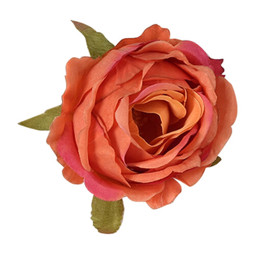 Artificial Single Rose Flower Headpiece for Wedding Corsage 1