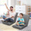 Mesh Floor Chair Adjustable 6-Position Folding Lazy Lounger 8