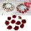 Vintage Silk Rose Heads – 10 pcs, Blue 2