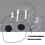 Integraalhelm motorheadset met dubbele luidsprekers en 4