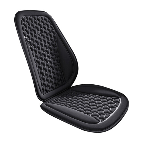 Cojín ventilado para asiento de coche con respaldo 1