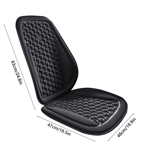 Cojín ventilado para asiento de coche con respaldo 2