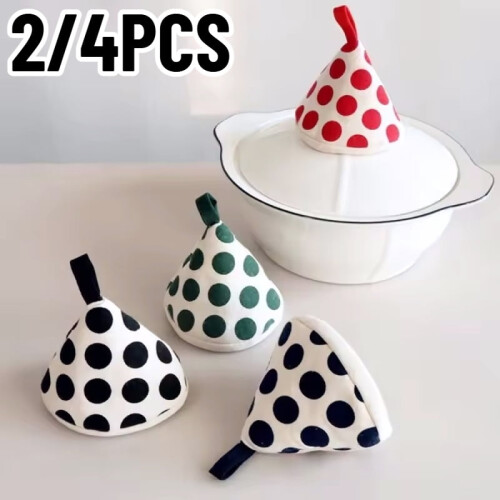 Housses de poignées pour couvercles de pots en coton – 2 ou 4 pièces 1