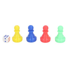 Flying Chess Board Game Rubber Cloth Toy