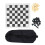 Portable Folding Rubber Cloth Chess Set, 35cm, 65mm King 2