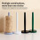 Simple Wood Vertical Tissue Holder Rack Tissue Stand-White 5