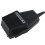 Microfone CB preto com conector de 4 pinos para rádios Cobra. 7