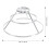 DIY metal lampshade frame pendant chandelier replacement 2