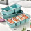 Silicone Soup Cube Freezer Tray with Lid 2
