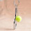 10 Stück Tennisschläger-Schlüsselanhänger mit 5