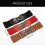 Elastisk midjebelte for kvinner i PU-stretch, 60 cm 3