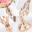 Support en métal pour composition florale de centre de table de mariage, 7