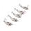 5PCS Silver Blade Baits Set, 15g High Carbon Steel Hard Baits with Storage Box 2