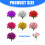 24pcs Multipurpose Artificial Violets Blooms Flower For-Pink 4