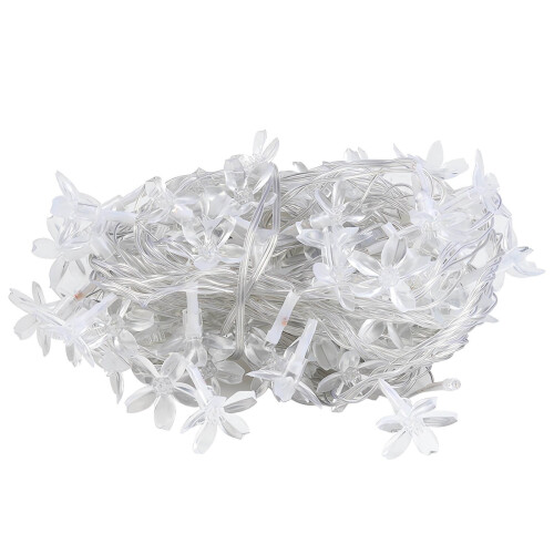 Flower Christmas Lights String LED 10FT Battery Powered 2