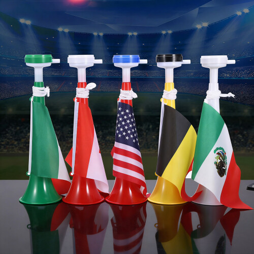 4 Piece Bright Cheer Trumpets Hand Push 4-section Design-08 2