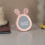 Bunny Alarm Clock with Night Light Smart Adjustable 6