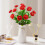 Künstlicher Sonnenblumenstrauß mit Vase (1 Set) 5