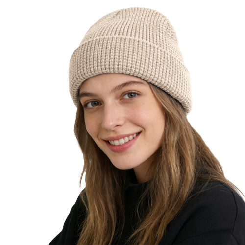 Unisex wafelgebreide muts – Zachte, elastische thermische muts 1