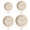 Rustic Wooden Wall Clock, Silent, Round, 25-40cm 2