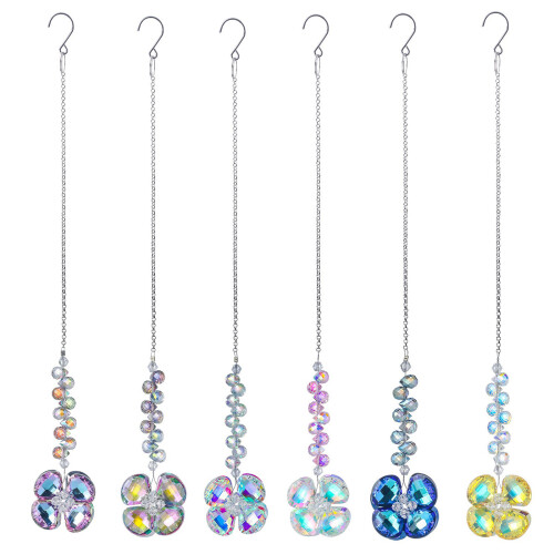 Set mit 6 eleganten mineralischen-blau lila 1