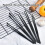 Heat Resistant Kitchen Tool Set 2Pcs 30cm-Black 2 piece set 3