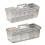 Plastic MultiCompartment Tool Box With-Comes with three sma 2