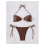 Ensemble bikini imprimé dos nu deux pièces pour femme 2