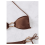 Ensemble bikini imprimé dos nu deux pièces pour femme 5
